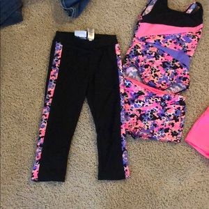 5 piece gymnastics outfit